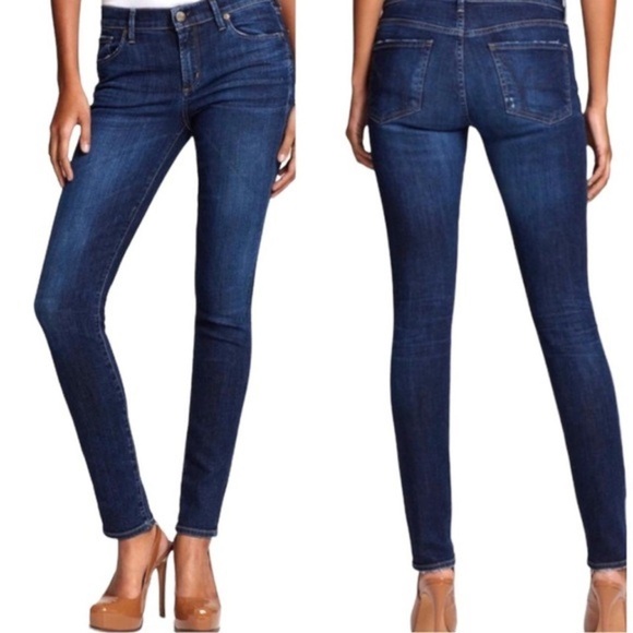 Citizens Of Humanity Denim - Citizens Of Humanity > Dark Blue High Rise Skinny Isola Jeans 30
